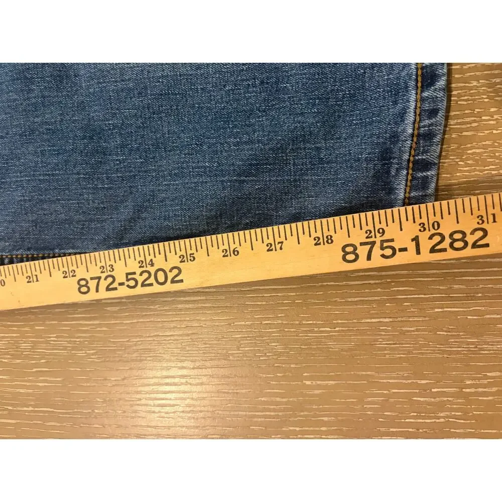 Wrangler Retro Slim Straight Jeans Women’s 30x32 Medium Wash Denim‎ Low Rise